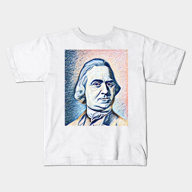 Samuel Adams Portrait | Samuel Adams Artwork 12 Kids T-Shirt by JustLit